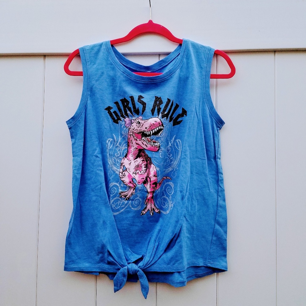 BUNDLE 3 for 30% OFF- PINK DINOSAUR TEE GIRLS RULE